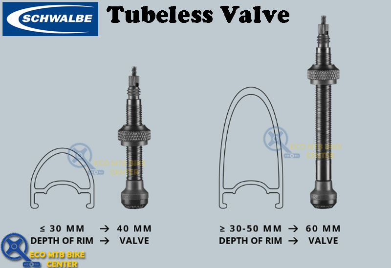 Valves tubeless Giant 40mm 