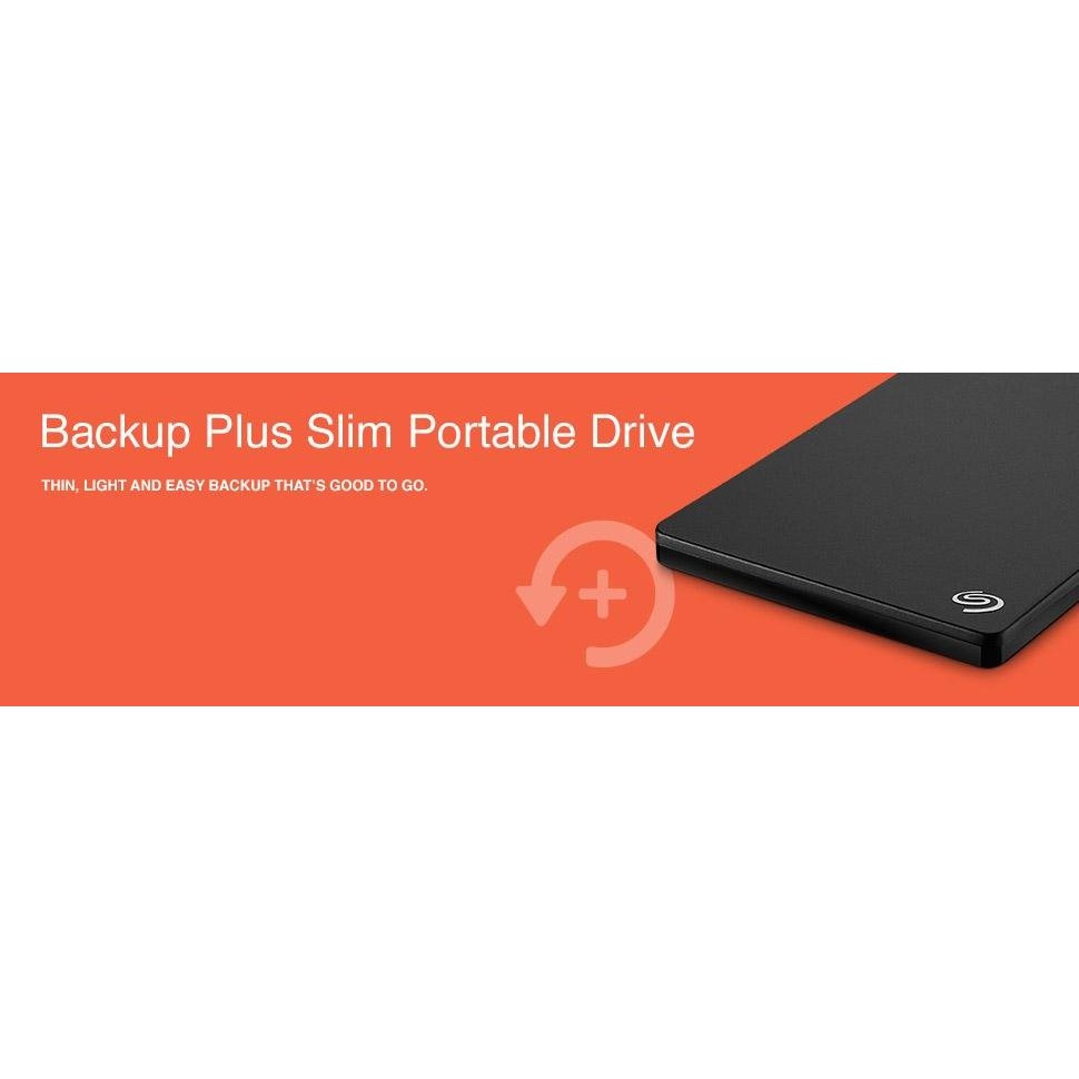 Seagate Backup Plus Slim 2TB Portable External Hard Drive USB 3.0