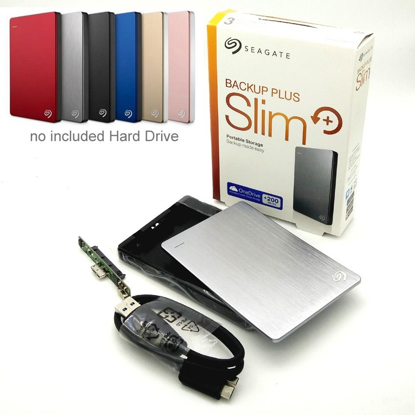 Seagate Backup Plus Slim Portable USB 3.0 External Hard Drive Enclosure
