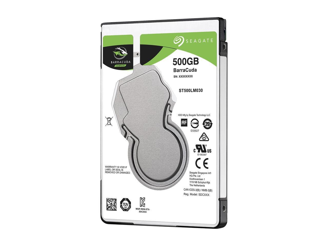 SEAGATE BARRACUDA 500GB 128MB 5400RPM SATA NOTEBOOK HDD (ST500LM030)
