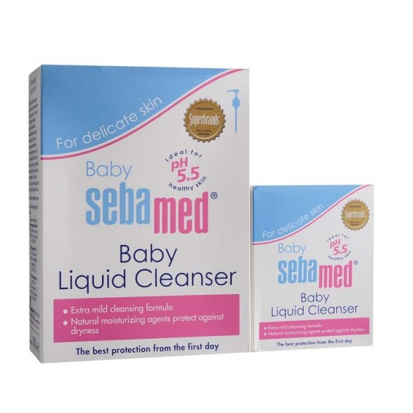 SEBAMED Baby Liquid Cleanser (1L) + 200ml