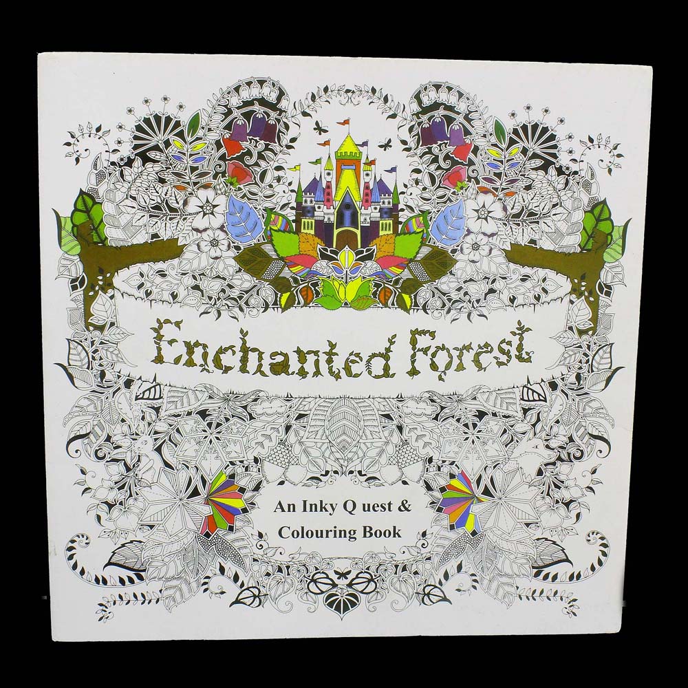 Secret Garden Enchanted Forest Colouring Book 88 Pages