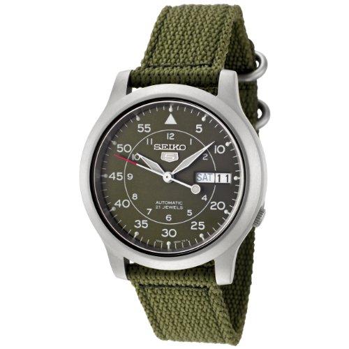 seiko 5 military automatic nylon snk805k2 men's watch