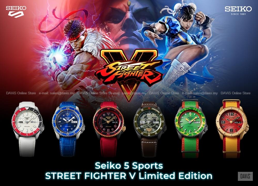 SEIKO 5 Sports STREET FIGHTER V Limited Edition Automatic Watch