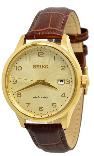 seiko gold face watch