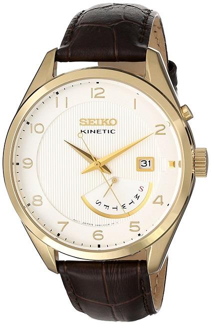 gold seiko kinetic watch