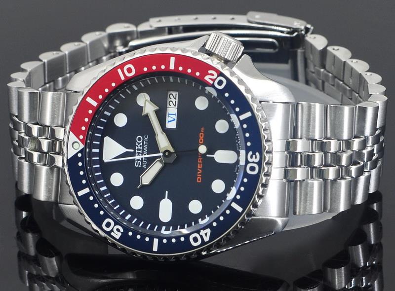 seiko men's skx009k2 diver's analog automatic stainless steel watch