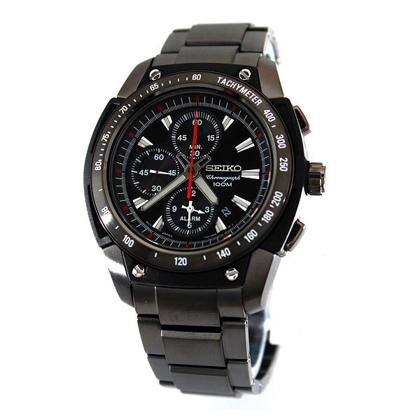 SEIKO Motor Sports Black IP SNAD49P1 (end 1/13/2022 4:15 PM)