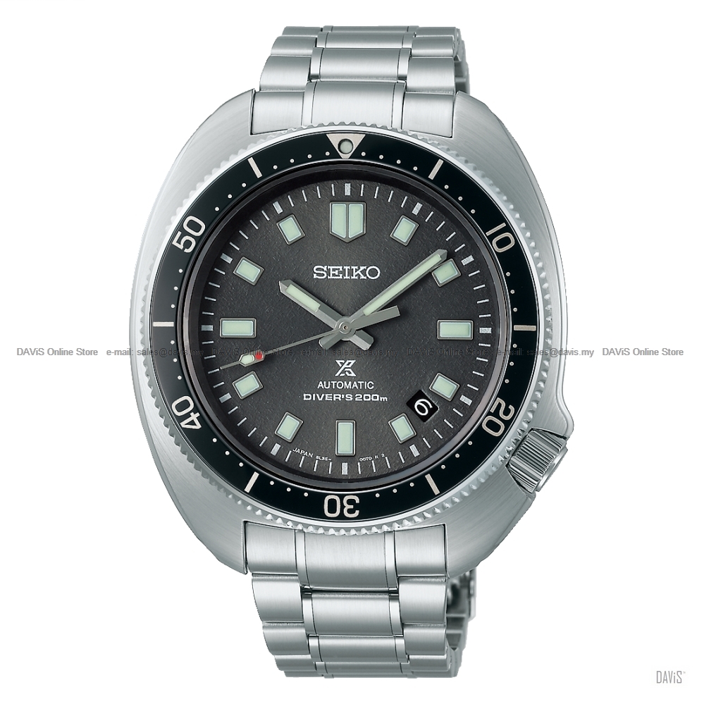 SEIKO SLA051J1 Prospex 1970 Diver Date Automatic SS Bracelet Grey