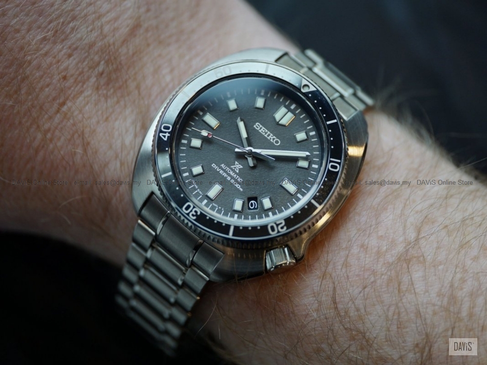 SEIKO SLA051J1 Prospex 1970 Diver Date Automatic SS Bracelet Grey