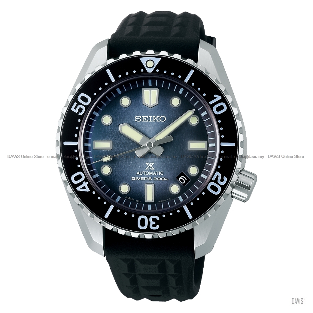 SEIKO SLA055J1 Prospex Save the Ocean Diver Automatic Silicone Blue LE