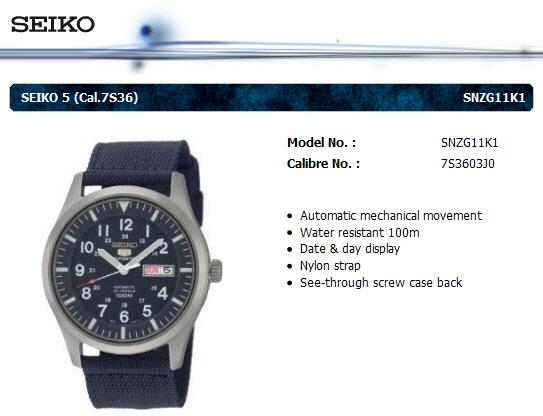 seiko snzg11k1 review