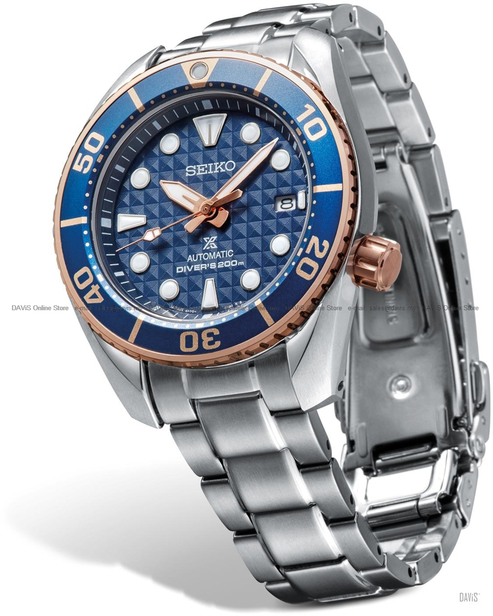 SEIKO SPB344J1 Prospex Blue Coral Automatic SS Bracelet Exclusive LE
