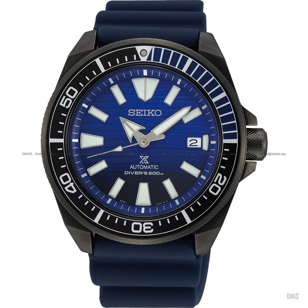 SEIKO SRPD09K1 Men's Prospex Save the Ocean Diver Auto Silicon Blue SE