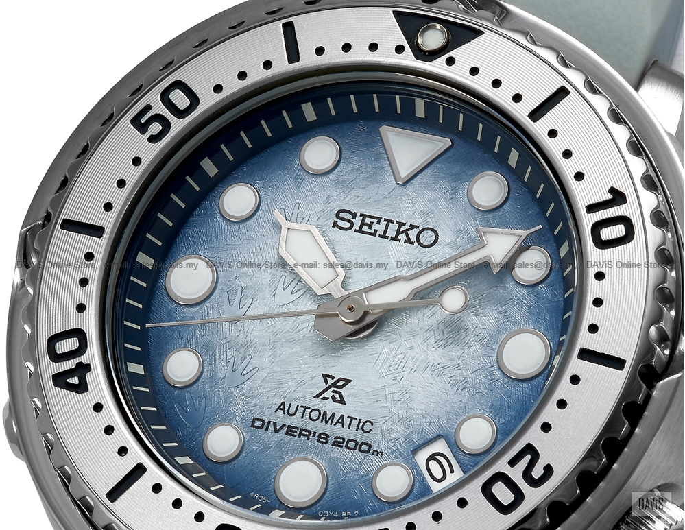 SEIKO SRPG59K1 Prospex Save the Ocean Antarctica Tuna Auto Silicone SE
