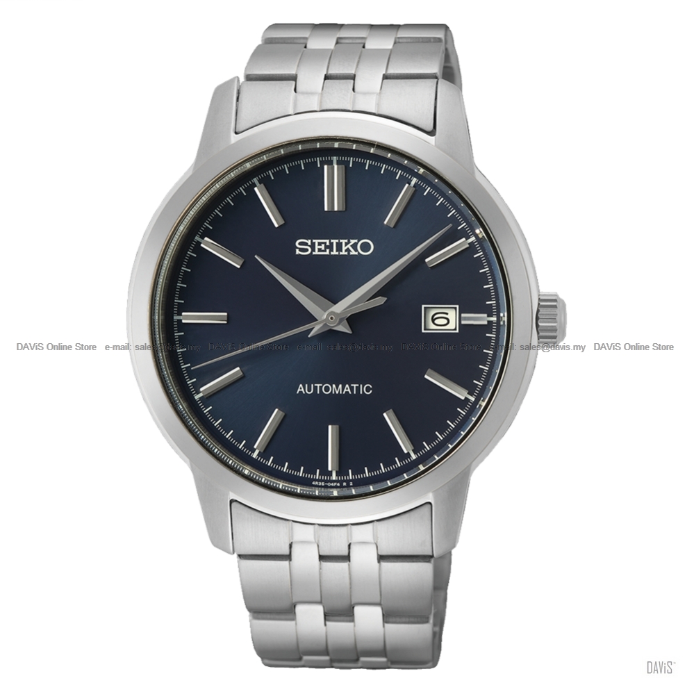 SEIKO SRPH87K1 Men&#39;s Date Automatic SS Bracelet Blue
