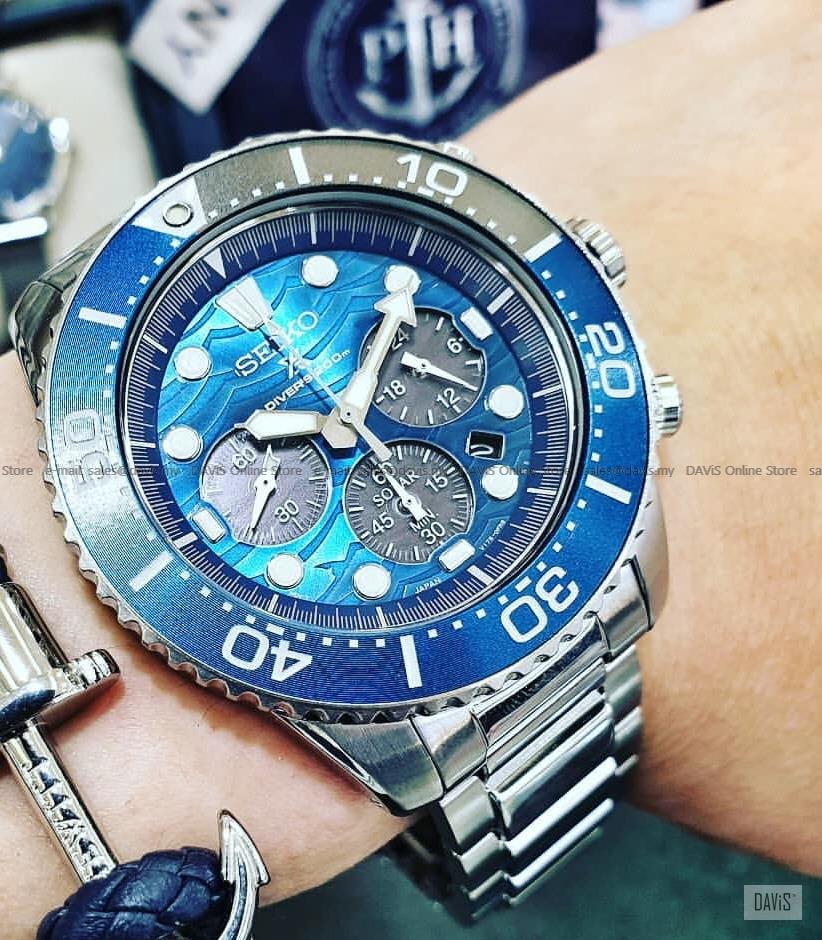 seiko prospex save the ocean chronograph