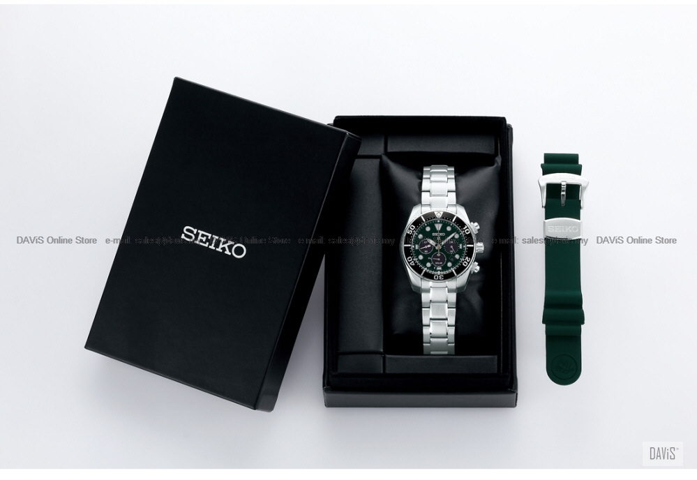 SEIKO SSC807J1 Prospex 140th Anniversary Sumo Solar Bracelet Green LE