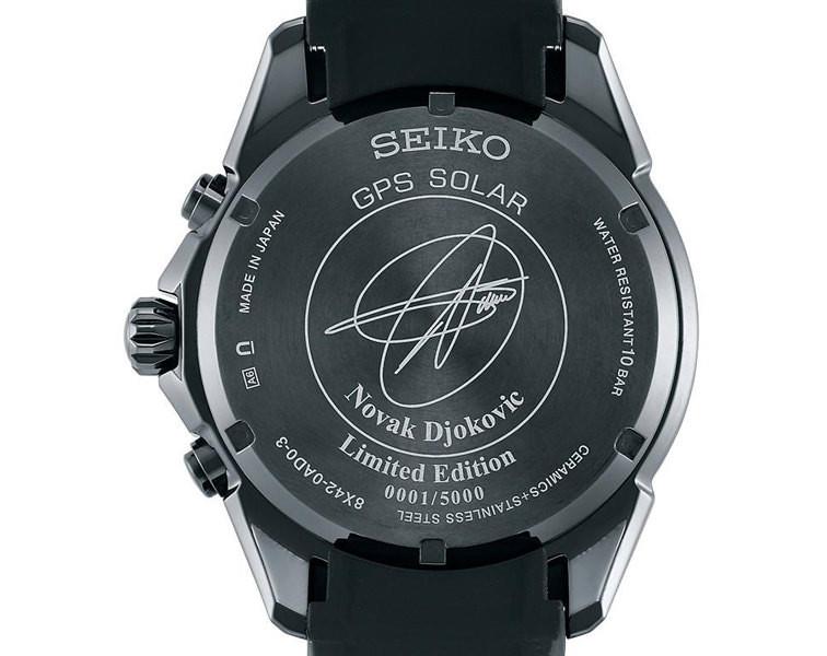 SEIKO SSE143J1 ASTRON Novak Djokovic World Time RSB GPS Solar Black LE