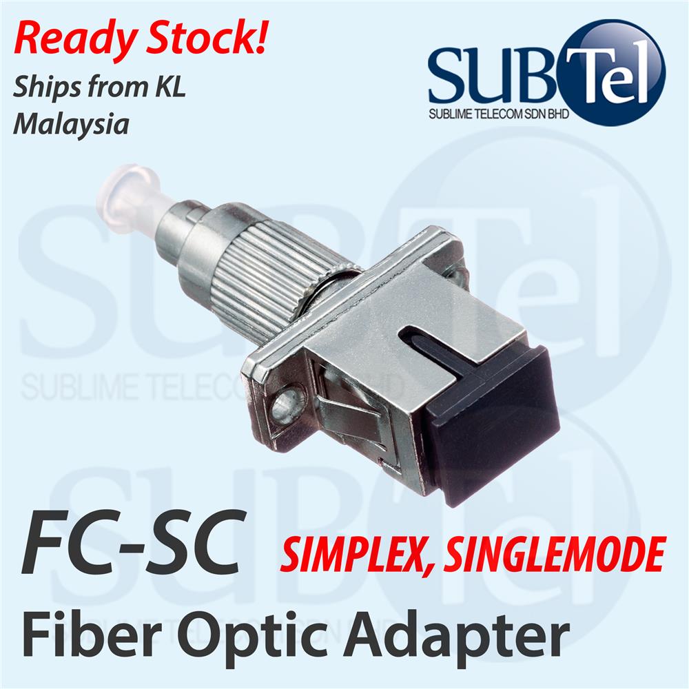 SenTec FC Male / SC Female Simplex Fiber Optics Adapter UPC SM