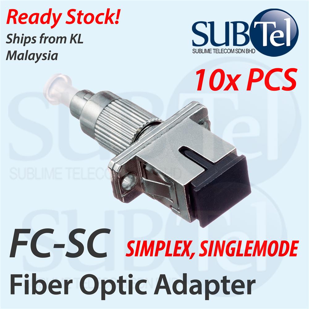 SenTec FC Male / SC Female Simplex Fiber Optics Adapter UPC SM