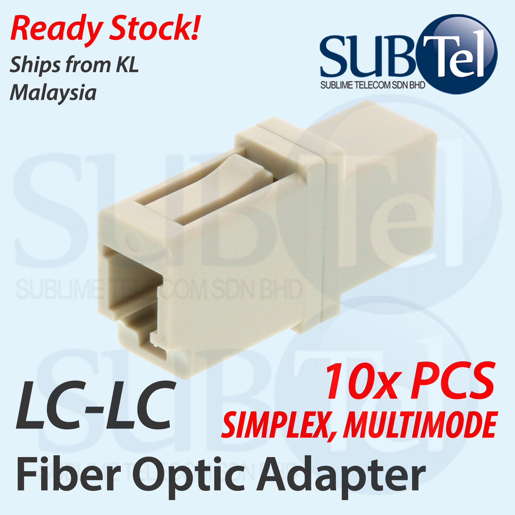 SenTec LC Female Simplex Multimode Fiber Optics Adapter Coupler OM2