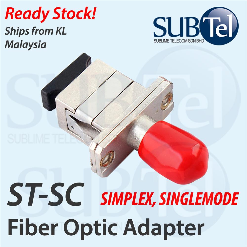 SenTec ST to SC Simplex Fiber Optics Adapter UPC SM