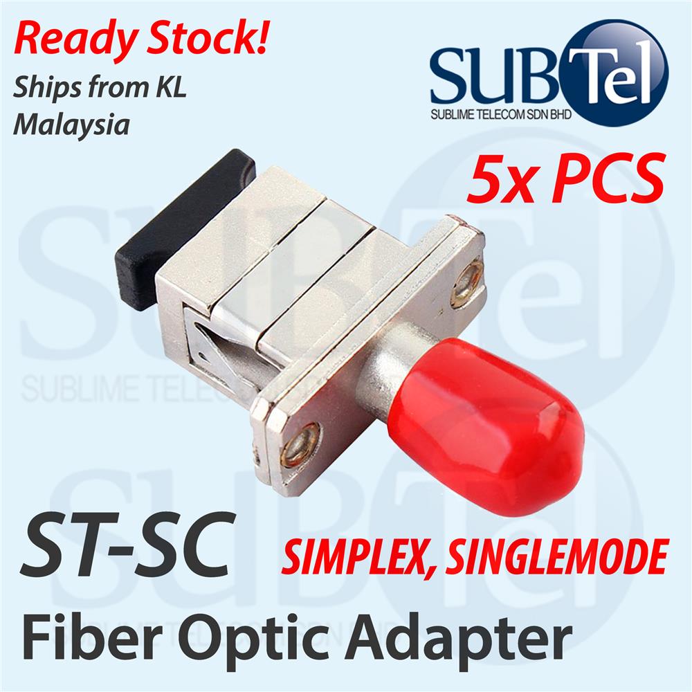 SenTec ST to SC Simplex Fiber Optics Adapter UPC SM