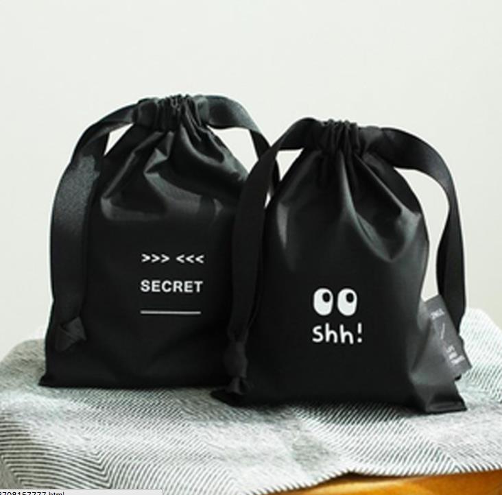 Set Of 2 Secret Pouch Cosmetics Pouch Makeup Toiletry Sanitary Bag