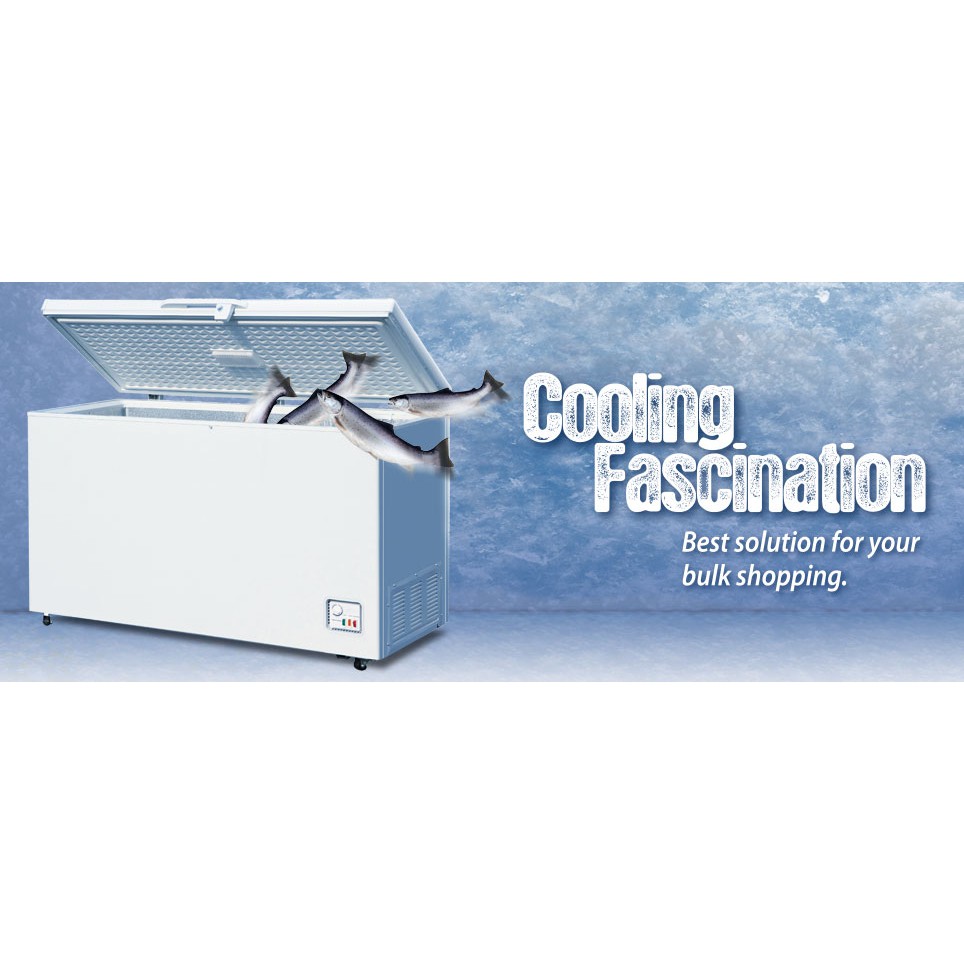 Sharp Chest Freezer 160L With Lock and LED Light