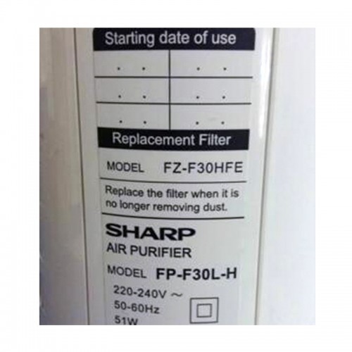 Sharp FZ-F30HFE FZ-Y28FE Replacement Air Purifier HEPA Filter for FP-F30L-H