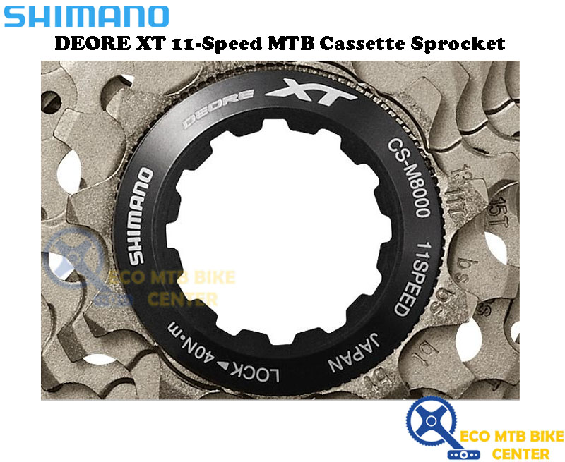 SHIMANO DEORE XT 11-Speed MTB Cassette Sprocket CS-M8000