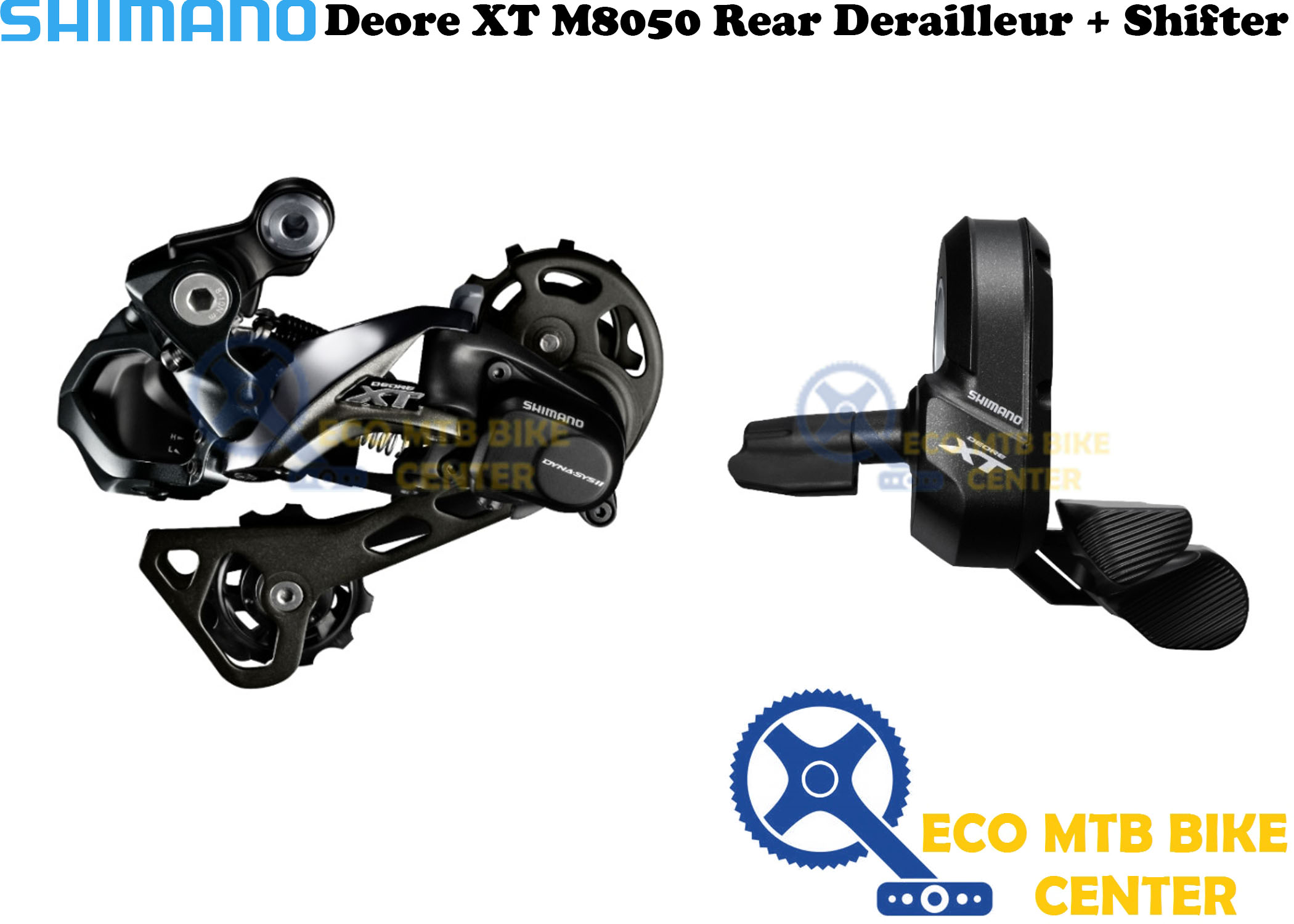 SHIMANO Deore XT M8050 Di2 Rear Derailleur + Shifter