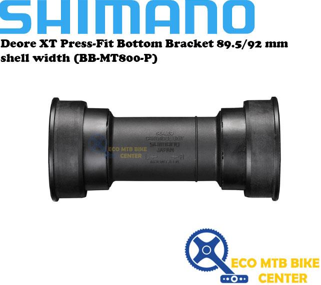 SHIMANO Deore XT Press-Fit Bottom Bracket 89.5/92 mm shell width