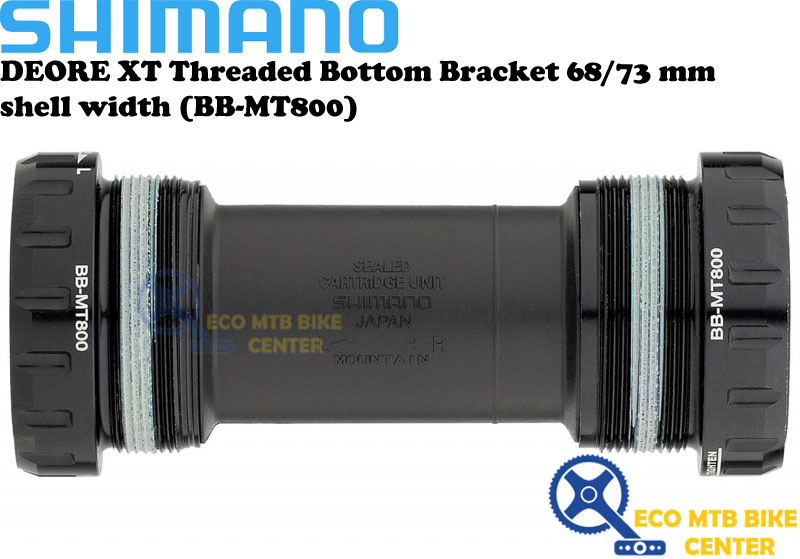 SHIMANO DEORE XT Threaded Bottom Bracket 68/73 mm BB-MT800