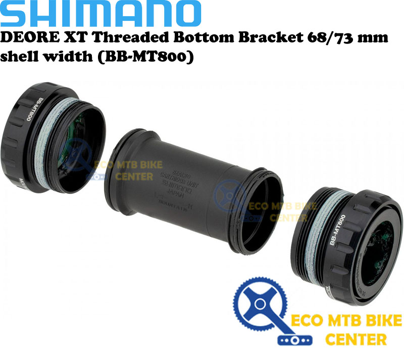 SHIMANO DEORE XT Threaded Bottom Bracket 68/73 mm BB-MT800