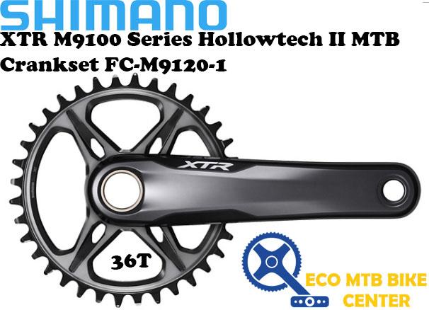 SHIMANO XTR M9100 Series Hollowtech II MTB Crankset FC-M9120-1