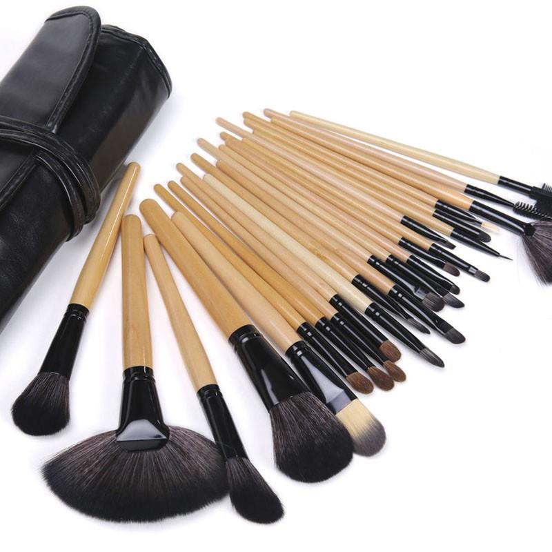 [Shocking Deal] 24-Piece Makeup Brush Set with Cosmetic Bag