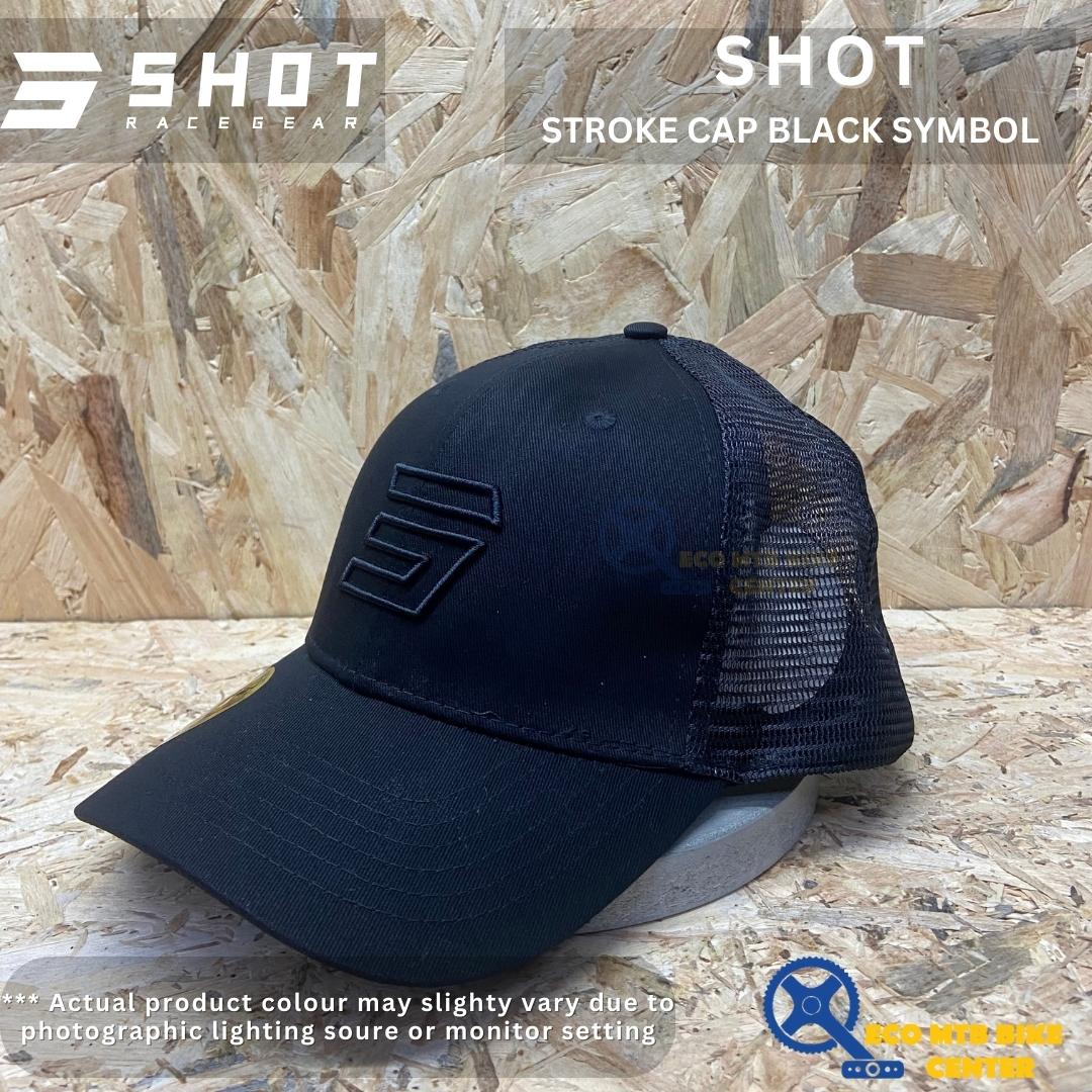 SHOT STROKE BLACK SYMBOL CAP