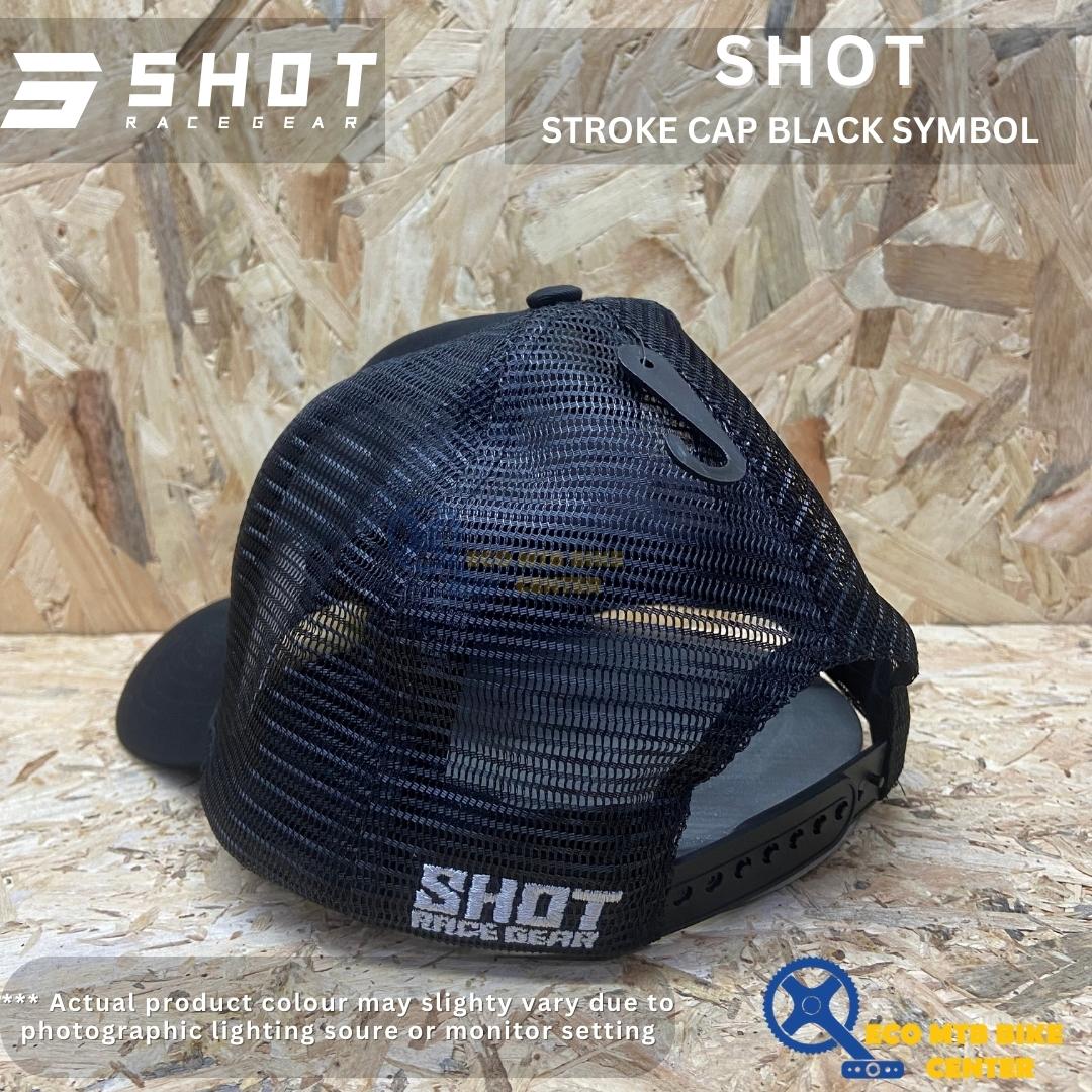 SHOT STROKE BLACK SYMBOL CAP