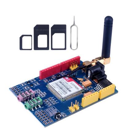 SIM900 Quad Band GPRS GSM Shield Dev Board for Arduino FREE SIM Adapte