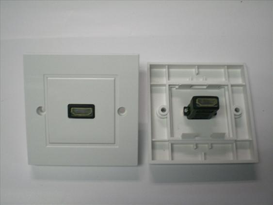 SINGLE HDMI V2.0 FACE PLATE WALL PLATE (S186)
