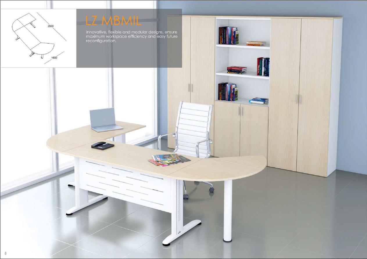 Single Workstation with (Table & Cabinet) 1