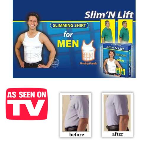 Image result for Slim 'N' Lift Slimming Shirt for MEN