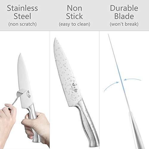 SIXILANG Kitchen Knife Sets, (end 8\/22\/2021 12:00 AM)