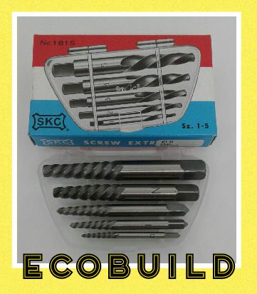 SKC SCREW EXTRACTOR ET-5V SET  (MADE IN JAPAN)