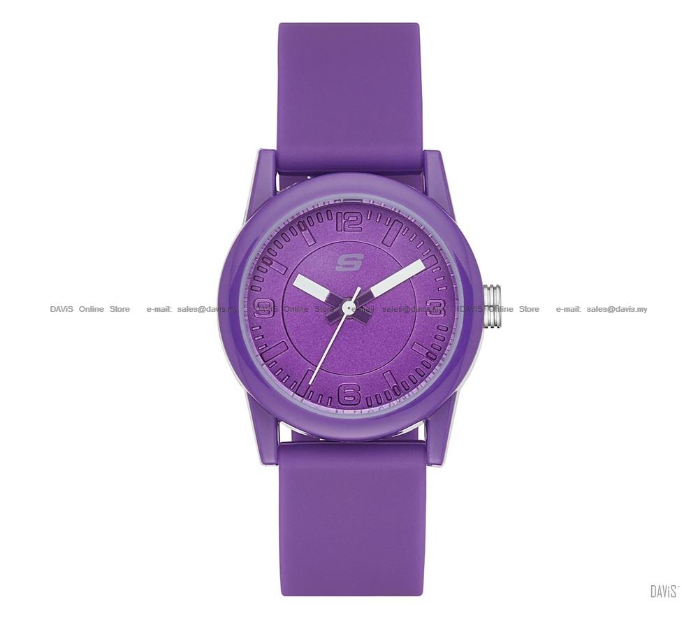 SKECHERS Watch SR6034 Women's Rosencrans Mini Sporty Silicone Purple