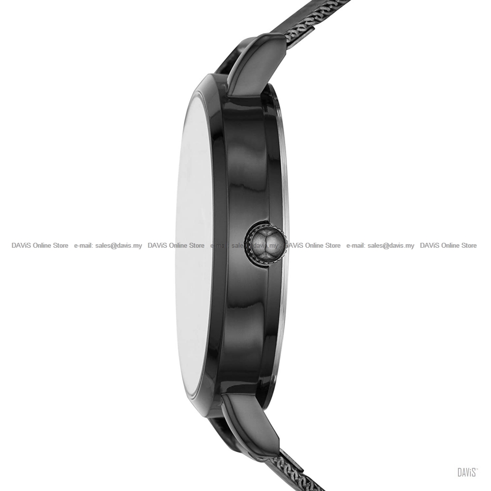 SKECHERS Watch SR9028 Women Black Mesh Bracelet Extra Straps Gift Set