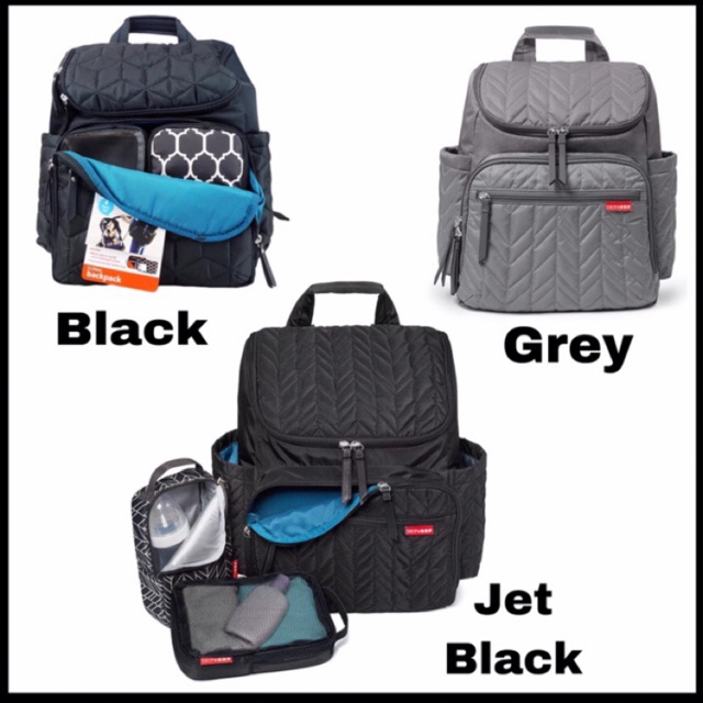 skip hop forma backpack grey