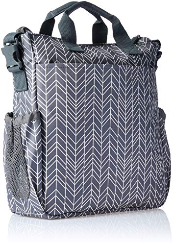 skip hop messenger diaper bag with matching changing pad